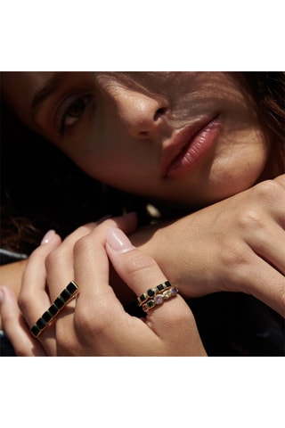 Anillo - Plata y ónice