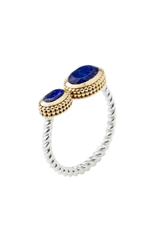 Anillo - Plata y lapislázuli