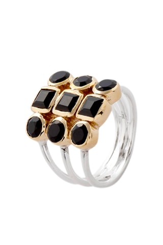 Anillo - Plata y ónice