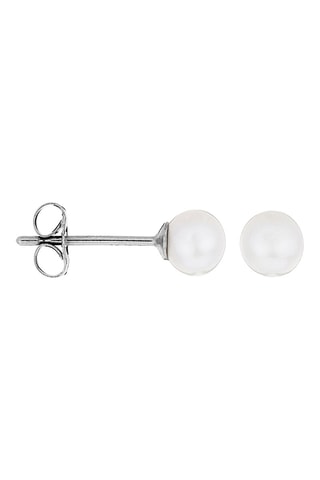 Dormilonas My Pearl - Oro blanco y perlas de agua dulce