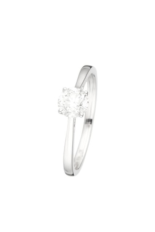 Solitario Impérial - Oro blanco y diamante