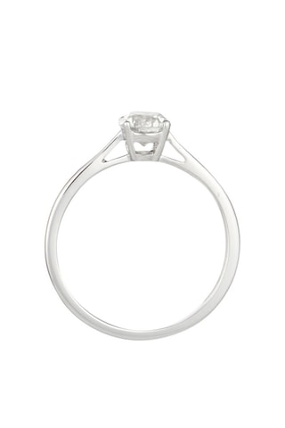 Solitario Impérial - Oro blanco y diamante
