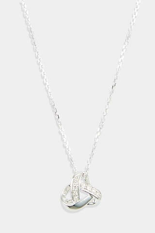 Colgante Noeud Elégance - Oro blanco y diamantes