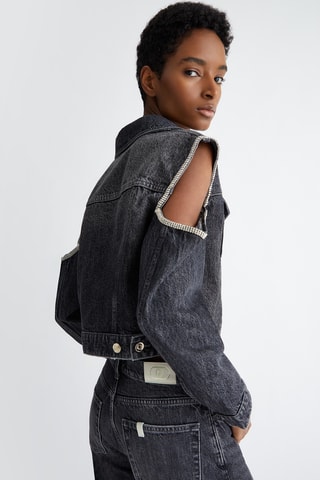Veste en jean - Bleu