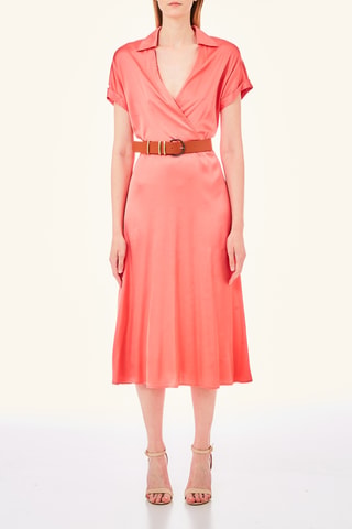 Robe droite - Corail