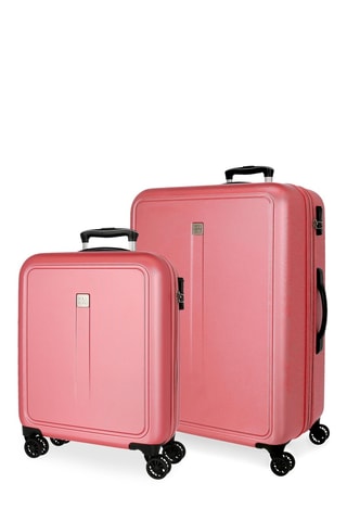 Handbagagetrolley en Weekendtrolley (S/M) - 55/65 cm - Roze