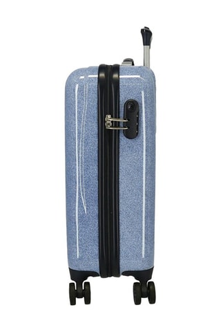 Valise cabine Noni - 55 cm - Blanc, bleu et rose
