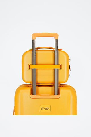 Beautycase (K) - 21 cm - Geel