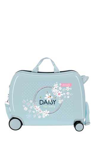Valise porteur à roulettes Daisy Enso - 38 cm - Bleu