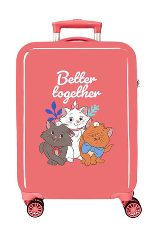 Valise cabine Les artistochats Disney - 55 cm - Rouge