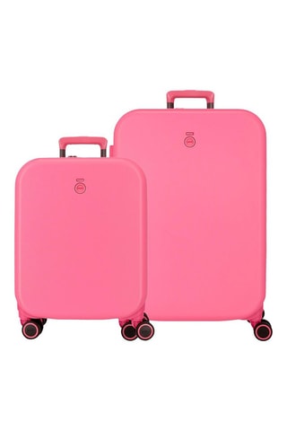 Valise cabine et valise semaine (S/M) - 55/65 cm - Rose