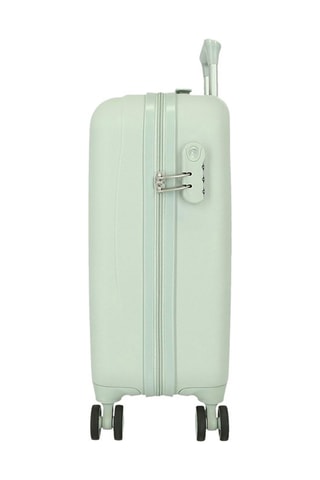 Valise cabine Asha et Valentino Disney - 50 cm - Blanc, vert et violet