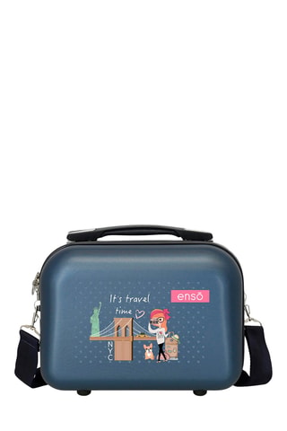 Beautycase Blauw en Zwart - Blauw