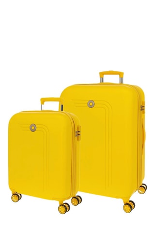 Handbagagetrolley en Weekendtrolley Movom - 55/70 cm - Geel