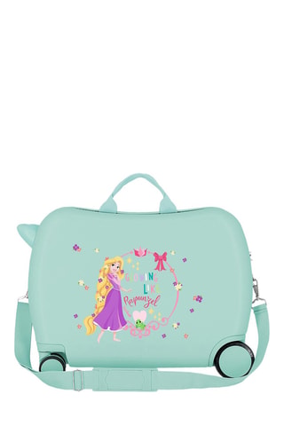Kids trolley Rapunzel Disney - 50 cm - Groen, geel en paars