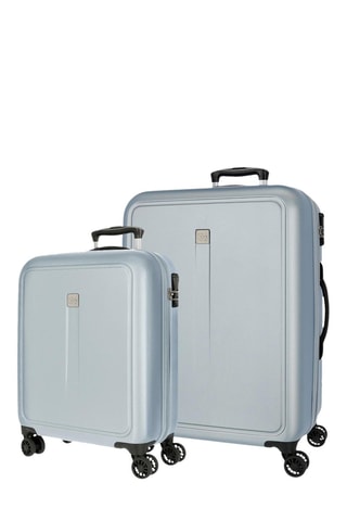 Handbagagetrolley en Weekendtrolley Roll Road - 55/68 cm - Blauw