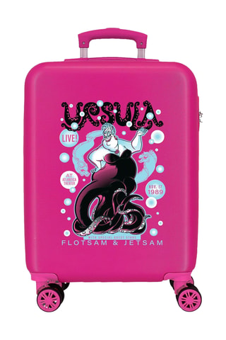 Handbagagetrolley Ursula de Kleine Zeemeermin Disney (S) - 55 cm - Roze