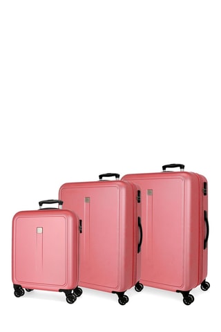 Set van 3 Trolleys (S/M/L) - 55/65/75 cm - Roze