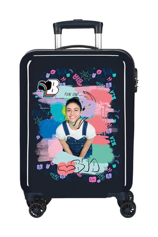 Handbagagetrolley Jeans Marino  Zwart - 37 x 55 x 20 cm - Zwart
