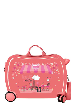 Trolley met wieltjes Roll Road Coffee Shop - 50 cm - Roze