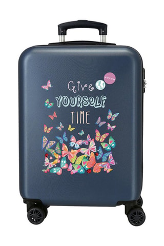 Handbagagetrolley Movom Give Yourself Marineblauw - 38 x 55 x 20 cm - Blauw