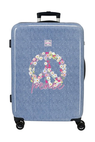 Valise semaine Roll Road Peace - 68 cm - Bleu