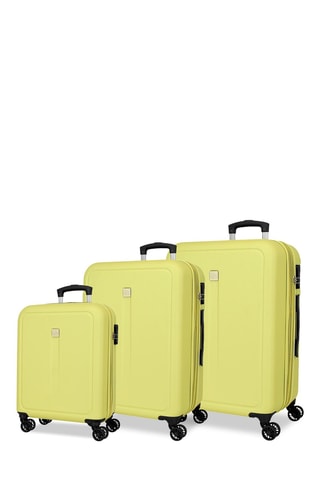 Set van 3 Trolleys (S/M/L) - 55/65/75 cm - Geel