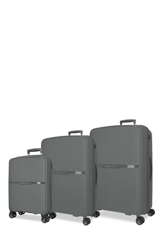 Set van 3 Trolleys (S/M/L) - 56/66/76 cm - Grijs