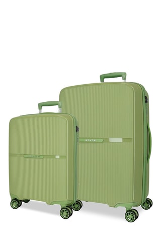 Handbagagetrolley en Weekendtrolley (S/M) - 56/66 cm - Groen