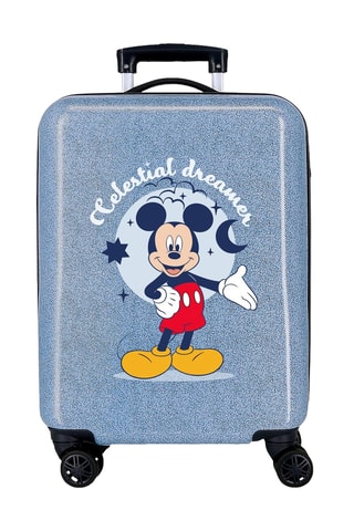 Handbagagetrolley Mickey Disney (S) - 55 cm - Blauw