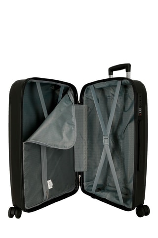 Handbagagetrolley en Weekendtrolley (S/M) - 54/64 cm - Zwart
