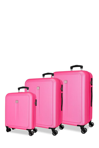 Set van 3 Trolleys (S/M/L) - 55/65/75 cm - Roze