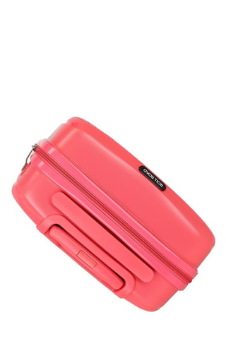 Handbagagetrolley en Weekendtrolley (S/M) - 54/64 cm - Roze