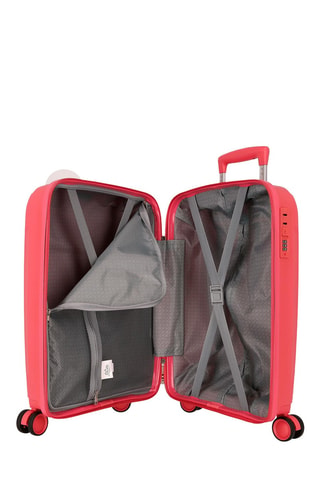 Handbagagetrolley en Weekendtrolley (S/M) - 54/64 cm - Roze
