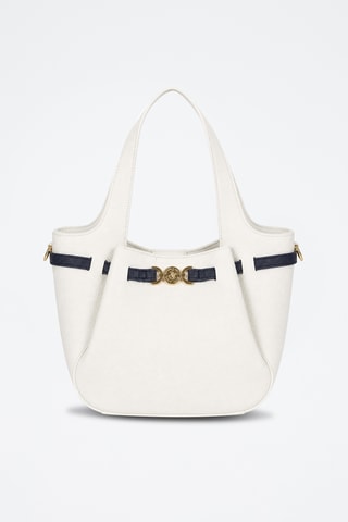 Sac à main - Blanc et bleu marine