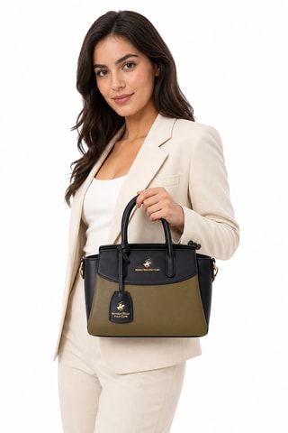 Sac à main - Noir et vert