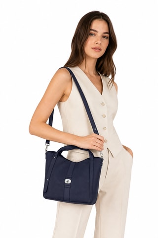 Sac porté épaule - Bleu
