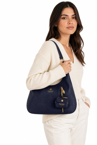 Sac porté épaule - Bleu