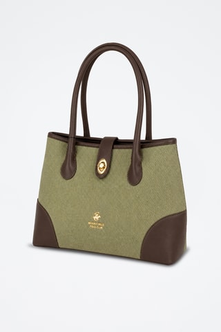 Sac à main - Marron et vert