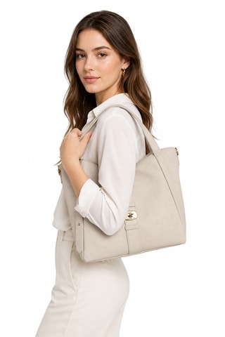 Sac porté épaule - Beige