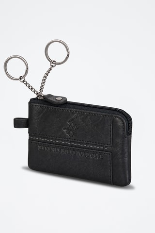 Porte-clés en cuir - Noir