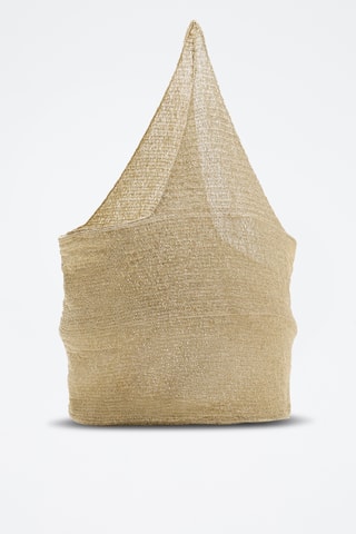 Sac cabas maxi lurex base circulaire - Doré
