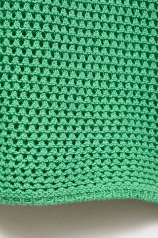 Robe longue en crochet bicolore - Vert