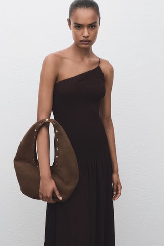 Robe longue - Marron - Marron