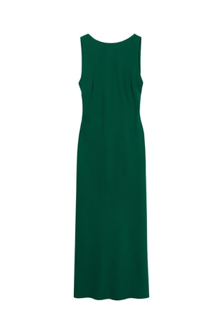 Robe midi dos nu - Vert