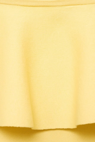 Haut bustier maxi volant - Jaune