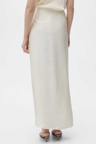 Jupe midi - Blanc