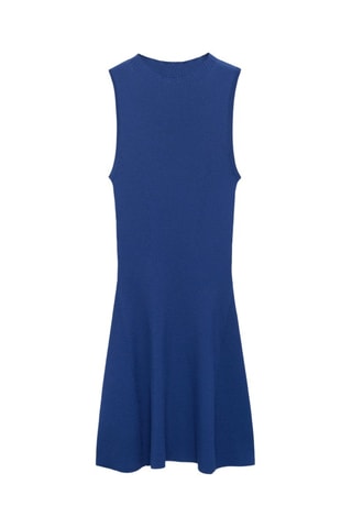 Robe cintrée maille - Bleu