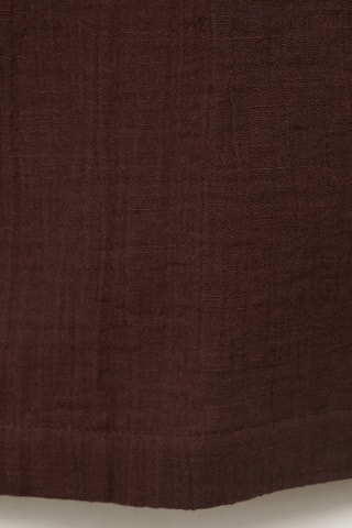 Short coton avec cordon - Marron