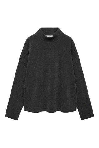 Sweat-shirt en velours côtelé prémaman - Gris